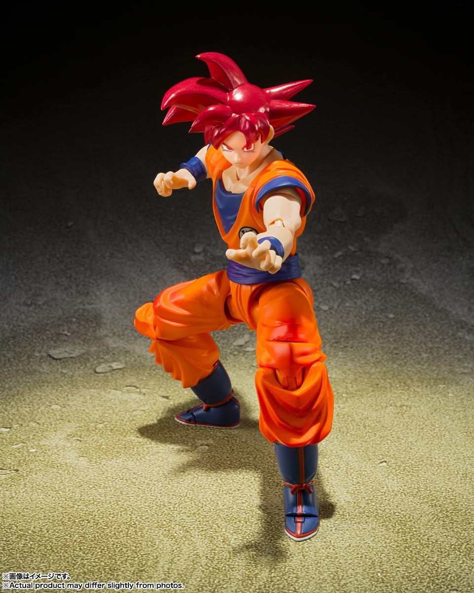 Bandai SHF Super Saiyan God Son Goku Saiyan God - BanzaiHobby