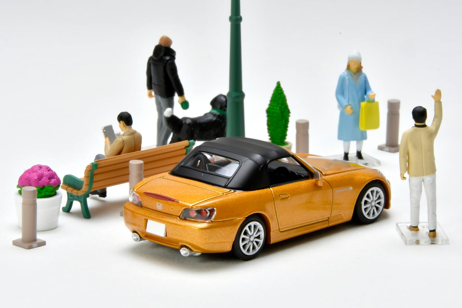 TOMYTEC 328292 1/64 Diocolle 64 #Car Snap 22a Urban Street Corner 2 (Honda S2000 included) - BanzaiHobby