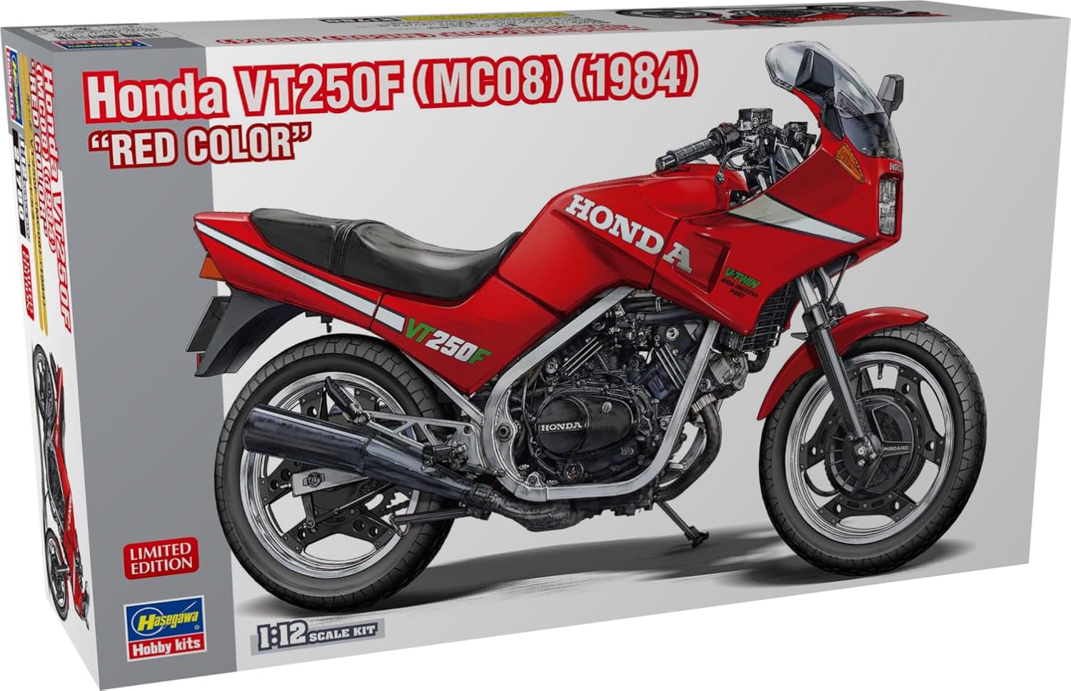 Hasegawa 21780 1/12 Honda VT250F (MC08) (1984) Red Color - BanzaiHobby