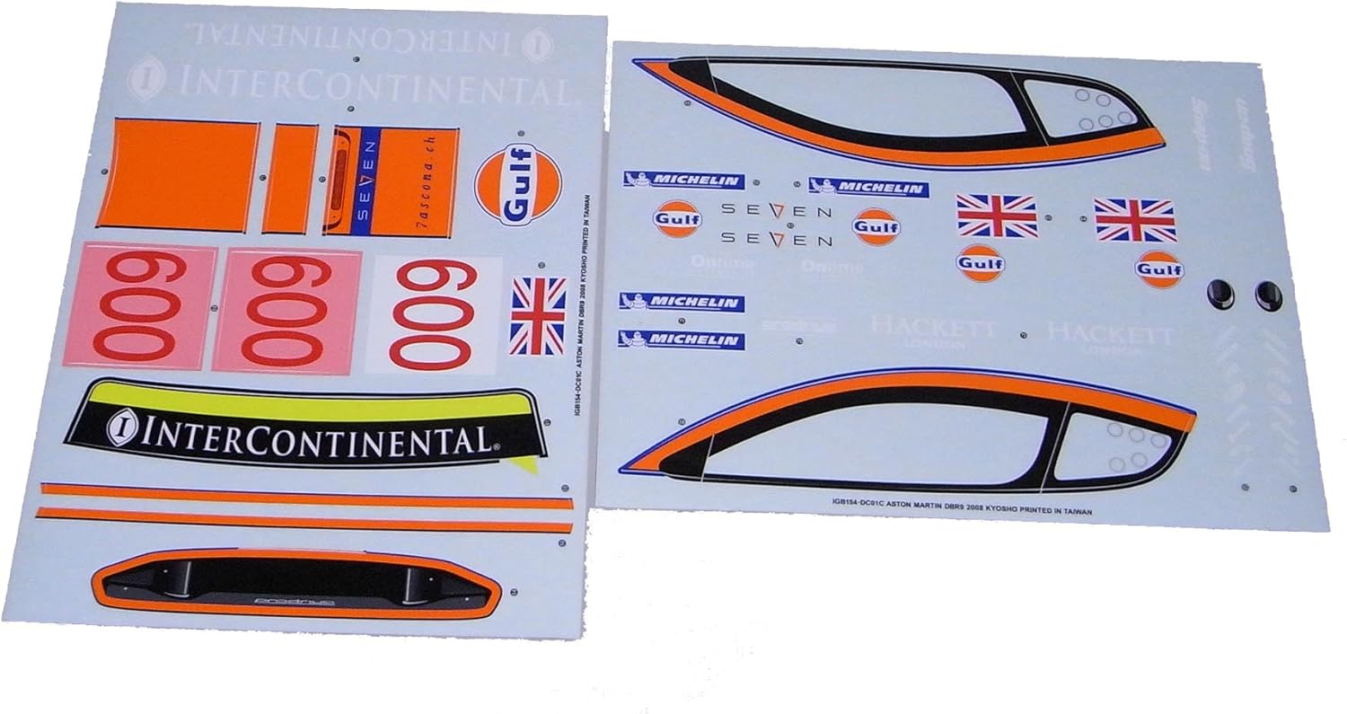 Kyosho IGB154-1 Sponsor Decal (A) - BanzaiHobby