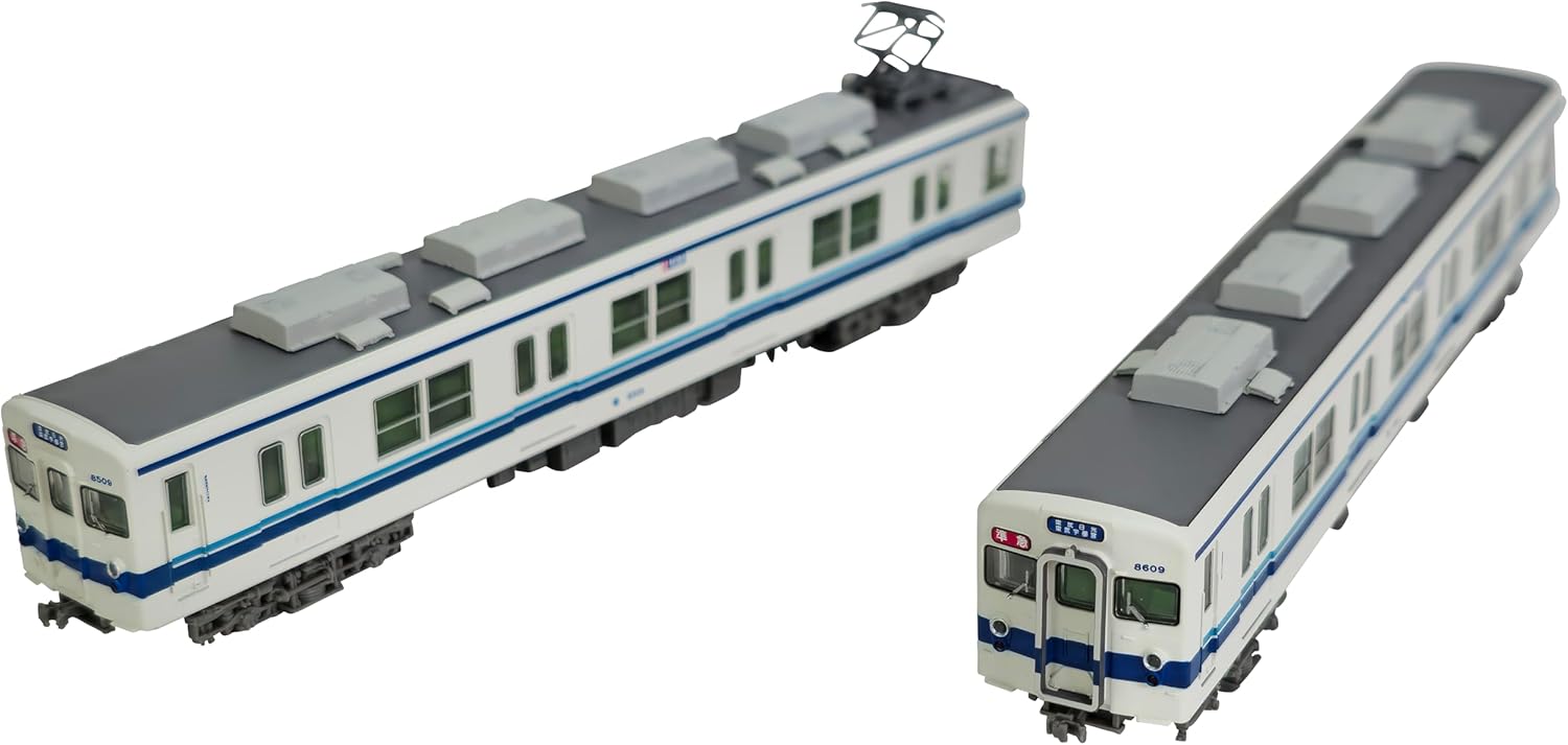 TOMYTEC The Railway Collection Tobu Railway 8500 Series Early Repair Car 8509 Formation 2 Car Set - BanzaiHobby
