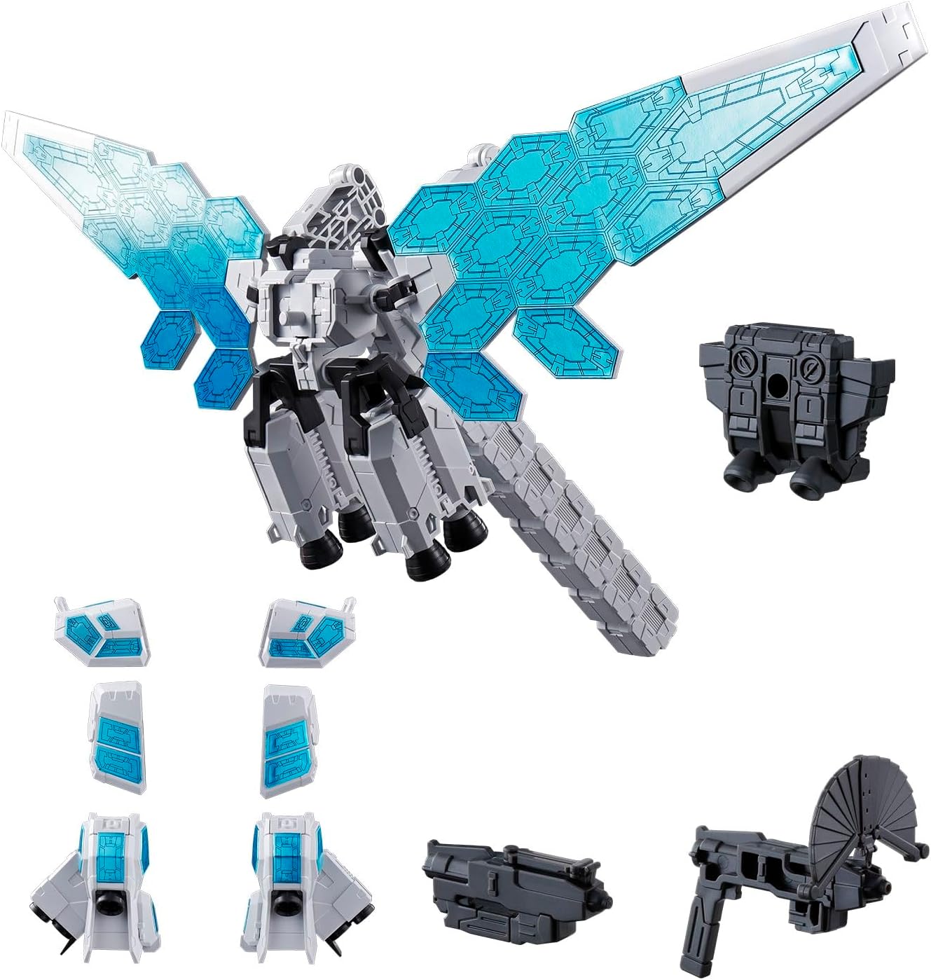 Bandai 1/144 EXPO2025 Entry Grade RX-78F00/E Gundam Optional Parts Set (EX-001 Glass Feather Unit) - BanzaiHobby