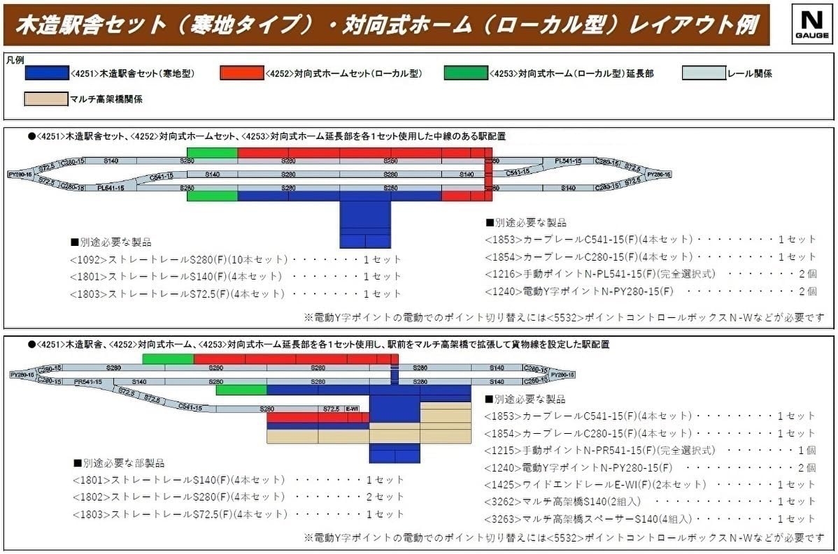 TOMIX 4252 N Gauge Opposite Home Set Local Type Diorama Supplies - BanzaiHobby