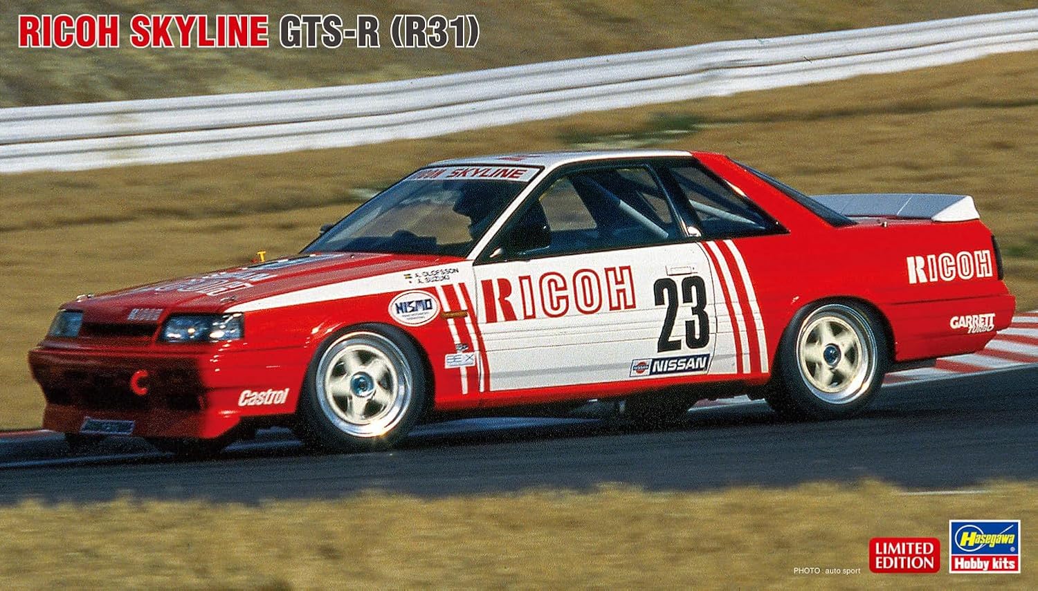 Hasegawa 20741 1/24 Ricoh Skyline GTS-R (R31) - BanzaiHobby