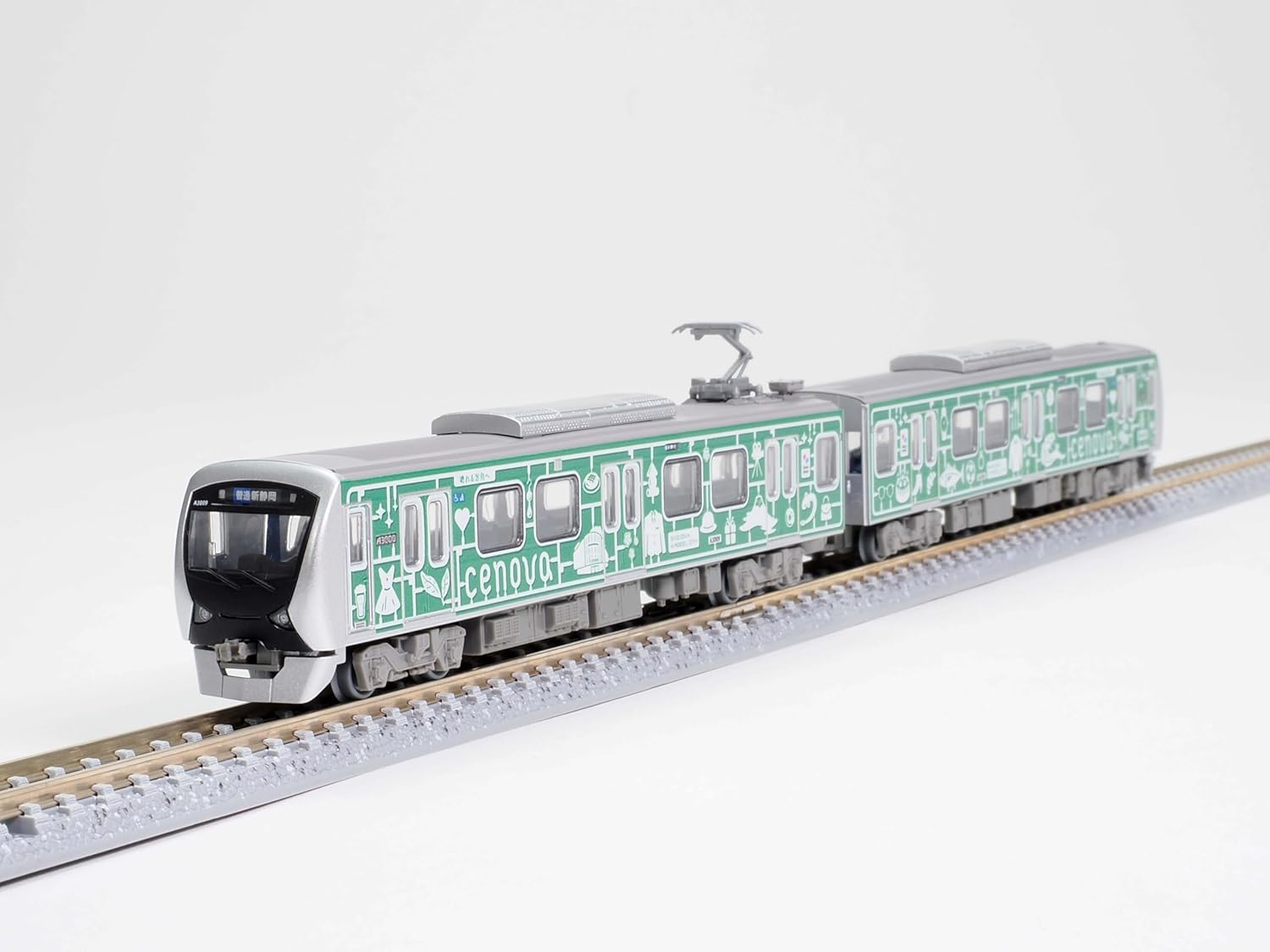 TOMYTEC The Railway Collection Shizuoka Railway A3000 Series (CENOVA TRAIN) 2 Cars Set J
