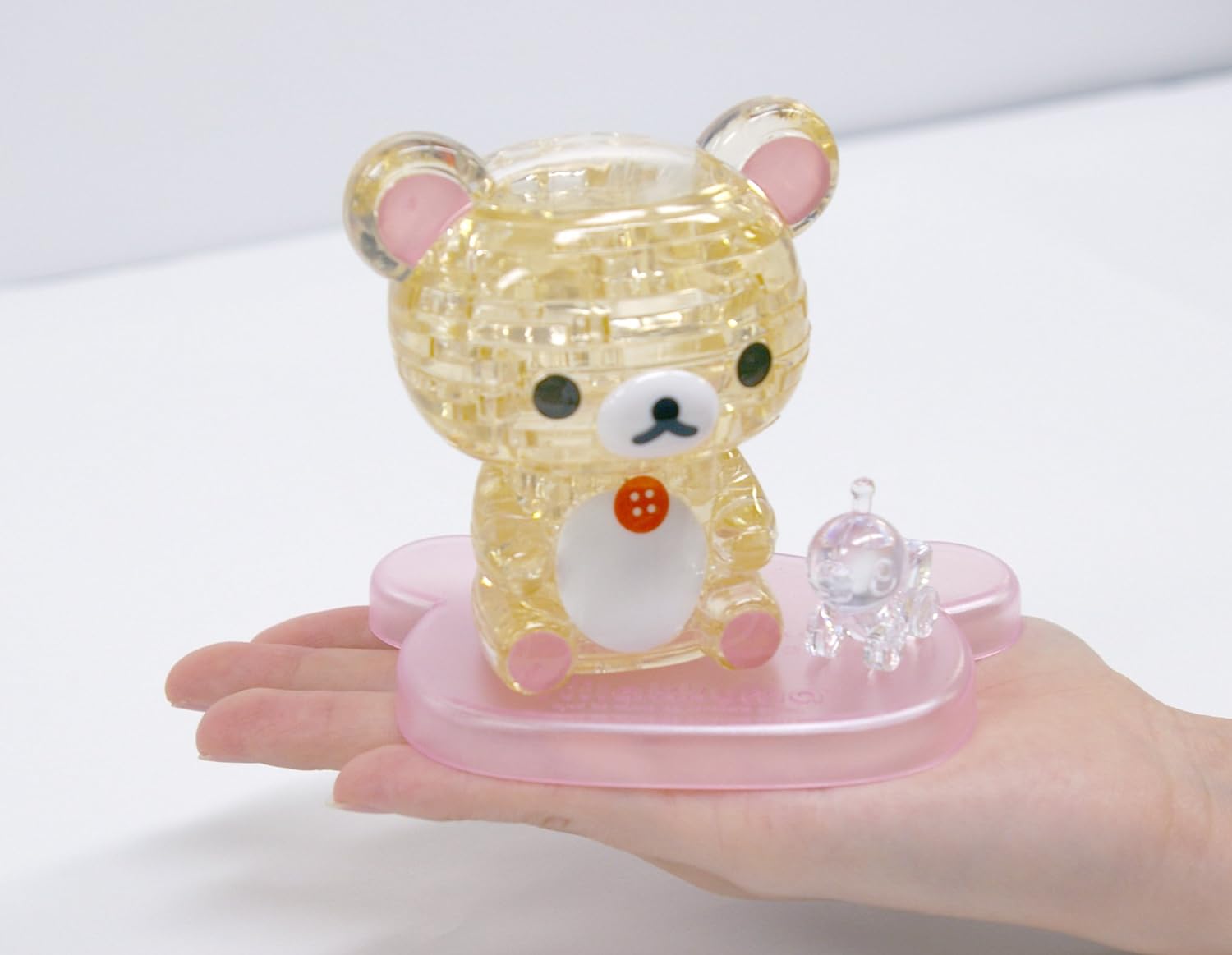 BEVERLY 50193 3D Crystal Puzzle Korilakkuma 37 Pieces - BanzaiHobby
