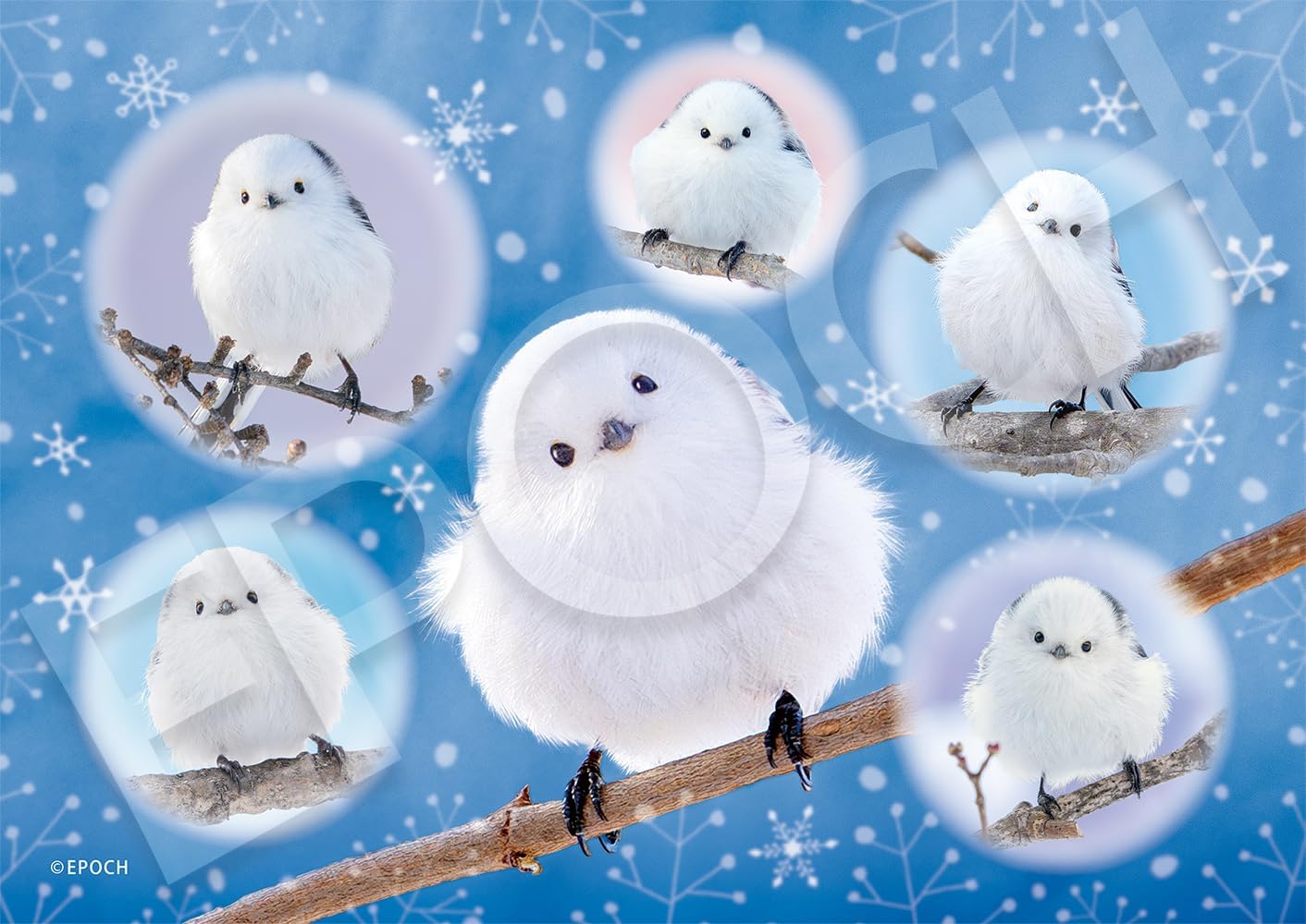 Epoch 04-303 A whole long-tailed tit animal Puzzle - BanzaiHobby