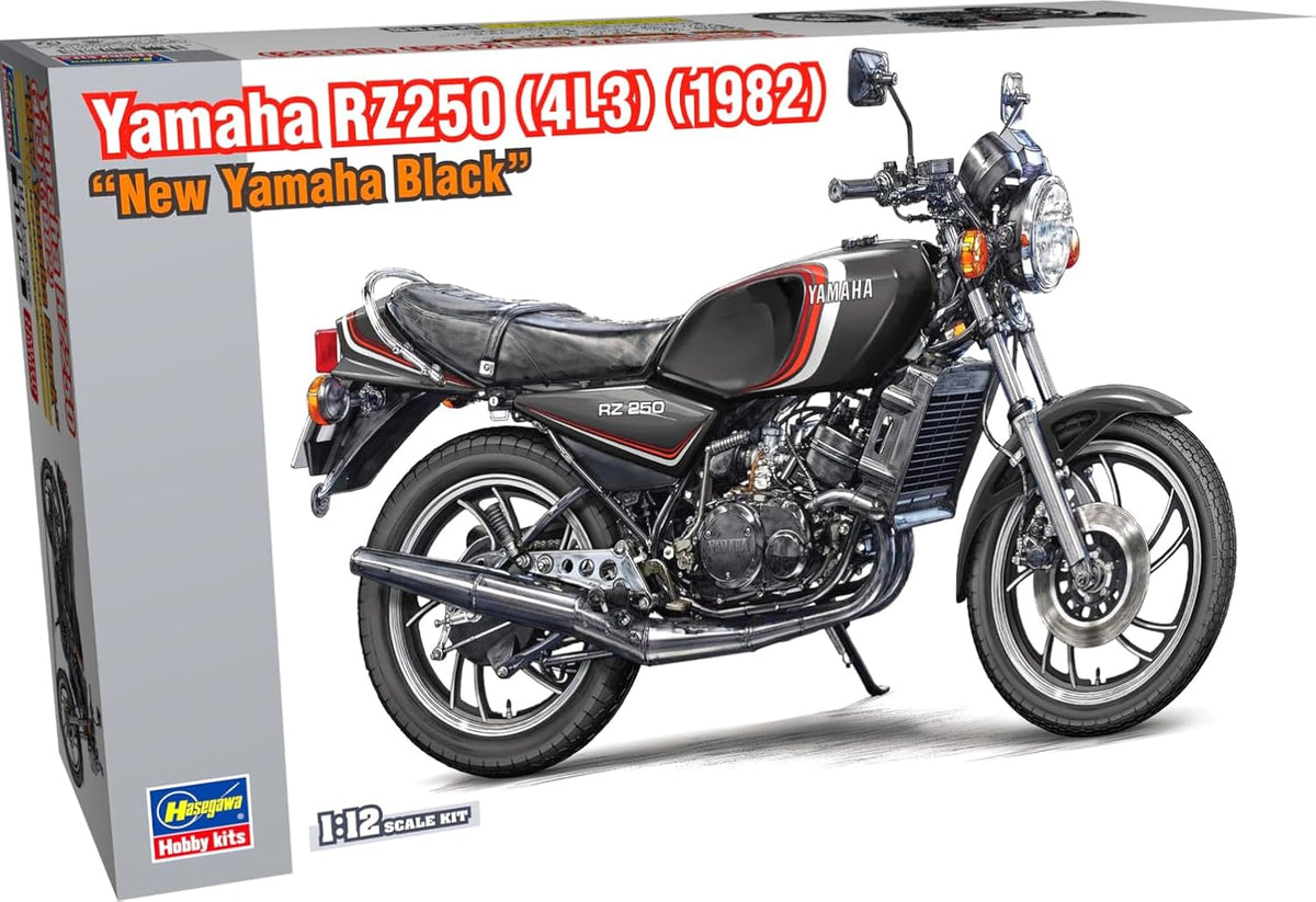 Hasegawa 21786 1/12 Yamaha RZ250 (4L3) (1982) New Yamaha Black - Hasegawa Banzai Hobby