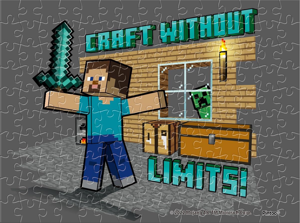 Ensky MA-69 Minecraft Craft Life - Bean Puzzle (150 Pieces) - BanzaiHobby