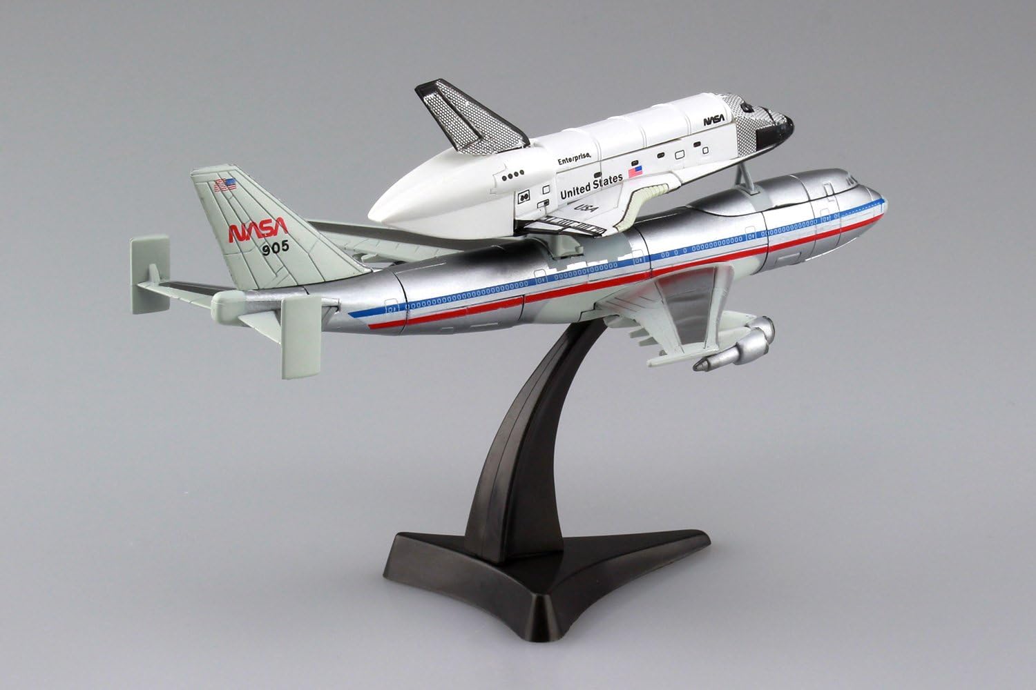 Aoshima 1/450 4D Puzzle Space Shuttle on 747 - Aoshima Banzai Hobby