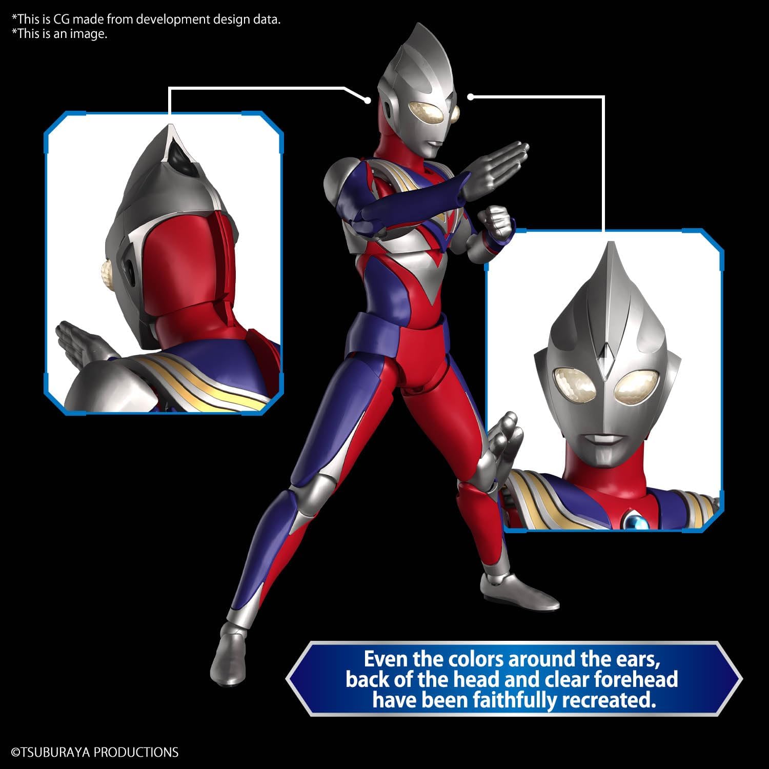 BANDAI Figure-Rise Standard, Ultraman Tiga, Multi Type - BanzaiHobby