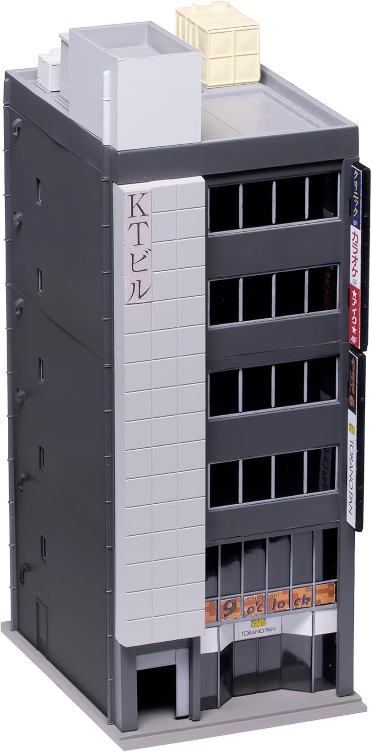 KATO 23-432C N Gauge Business Building 1 (Charcoal Gray) - BanzaiHobby