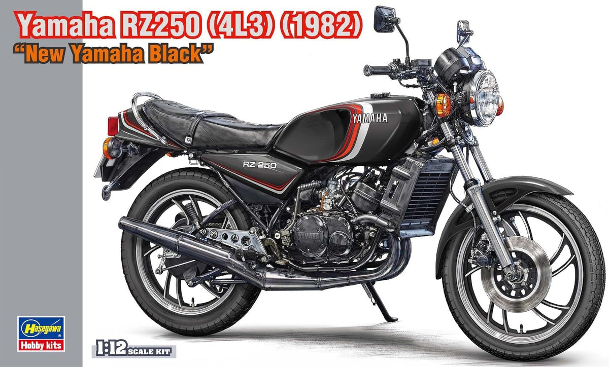 Hasegawa 21786 1/12 Yamaha RZ250 (4L3) (1982) New Yamaha Black - Hasegawa Banzai Hobby