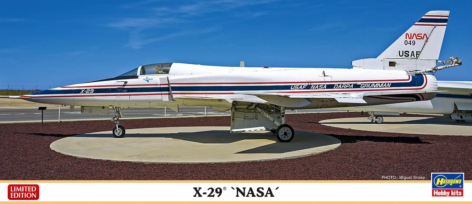 Hasegawa 02475 1/72 NASA Plastic Model X-29 - BanzaiHobby