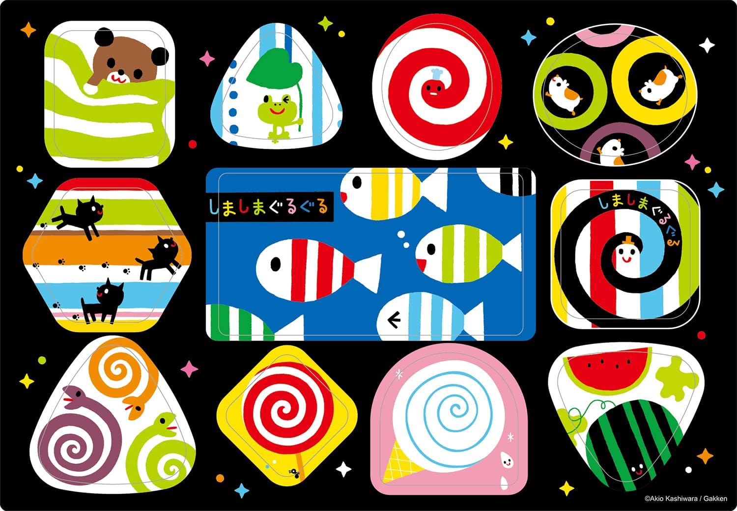 Epoch 25-226 Stripes and circles Puzzle - BanzaiHobby