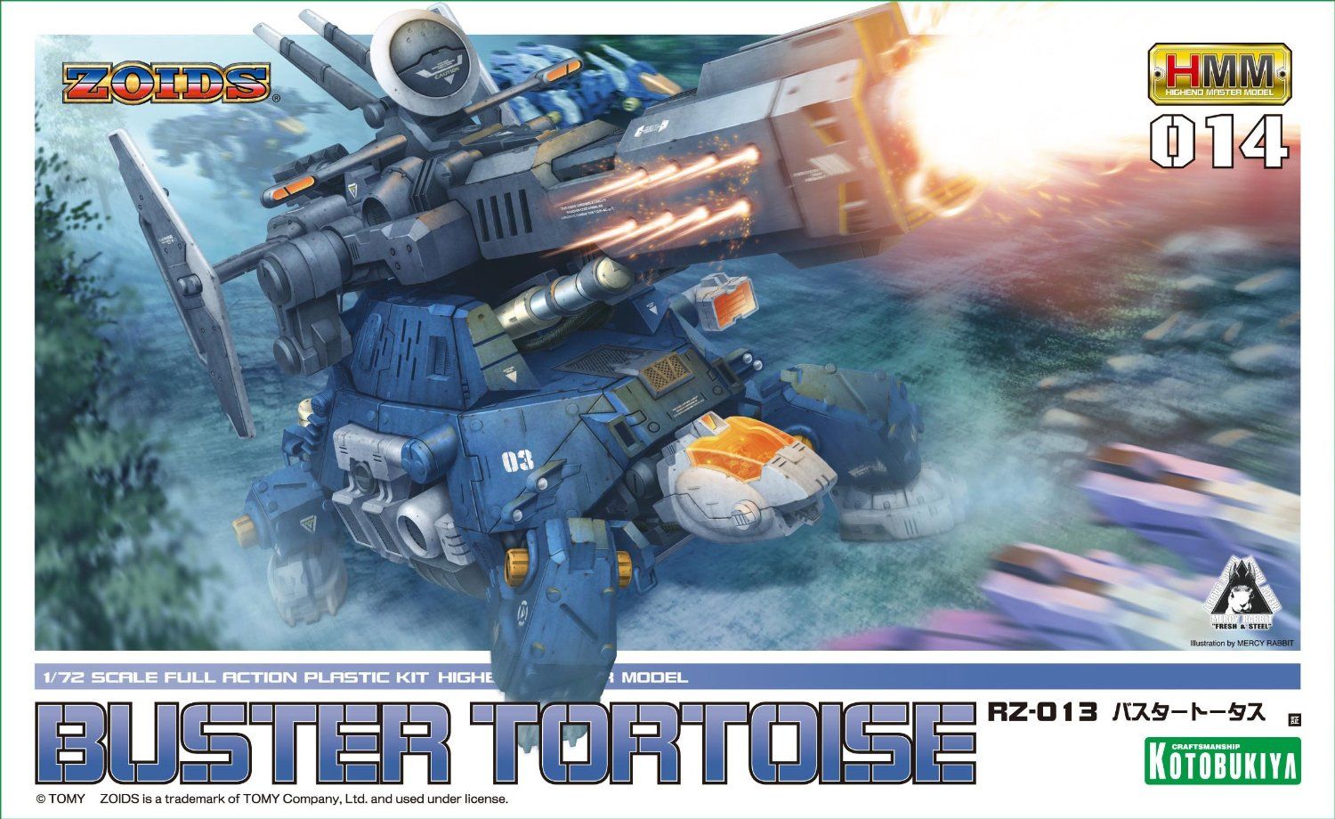 Kotobukiya RZ-013 Buster Tortoise 1/72 - BanzaiHobby