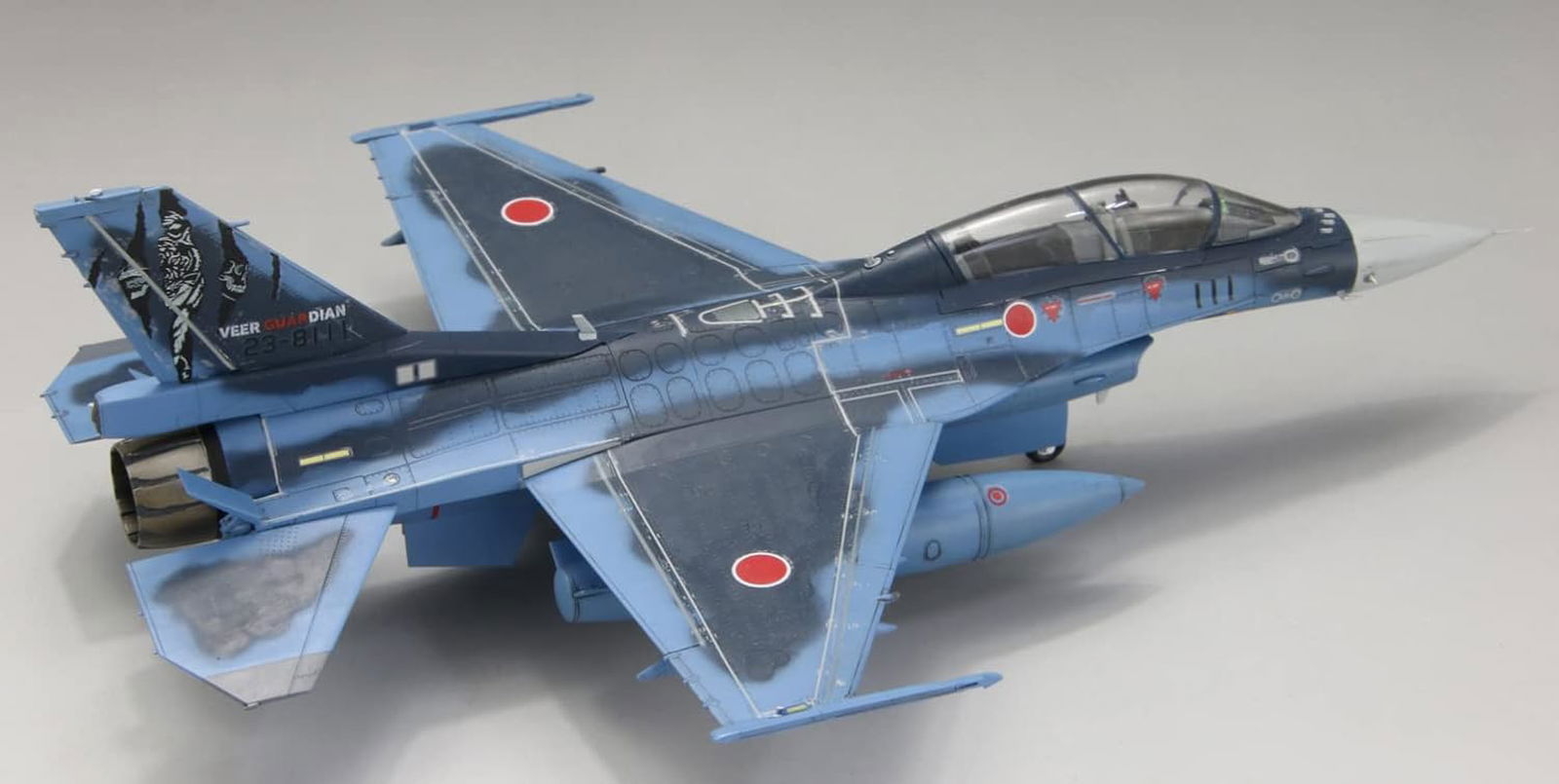 Fine Mold 72849 1/72 Air Self-Defense Force F-2B Fighter Via Guardian 23 Plastic Model - BanzaiHobby