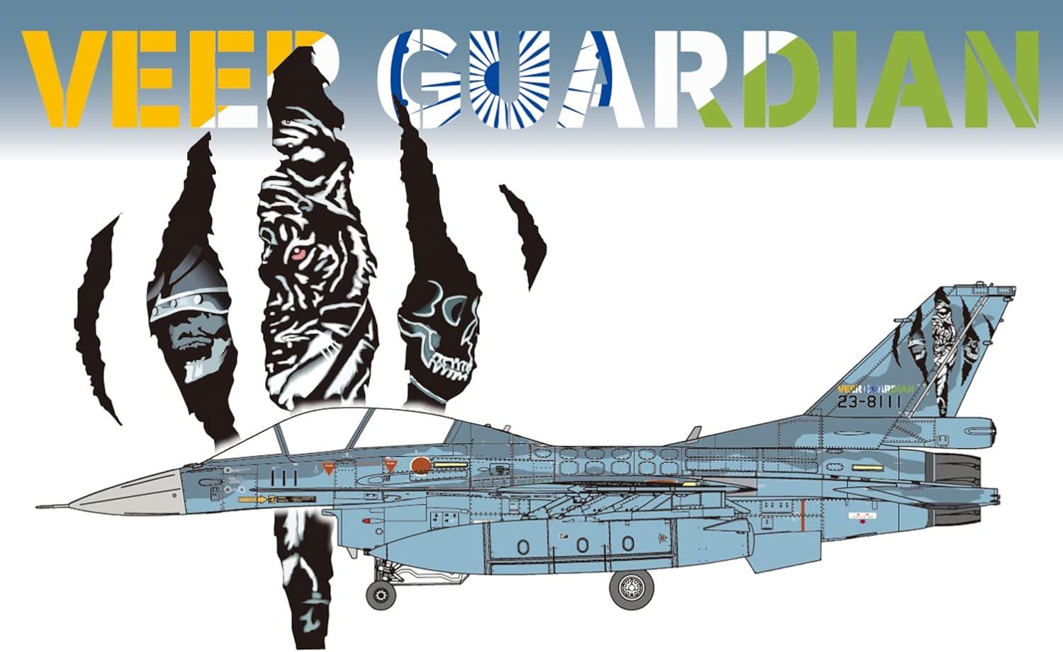 Fine Mold 72849 1/72 Air Self-Defense Force F-2B Fighter Via Guardian 23 Plastic Model - BanzaiHobby