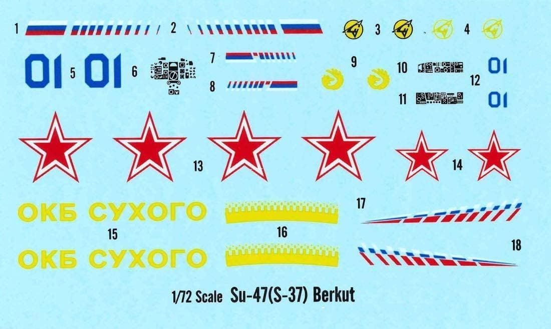 Doyusha 1/72 Russian Air Force Su-47 (S-37) Berkut - BanzaiHobby