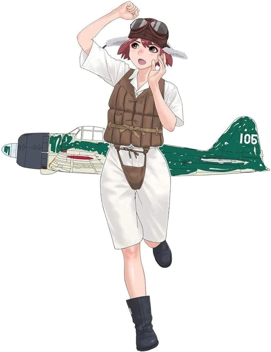 Fine Molds HC7 Rekiso Wotome Aoi w/1/72 Scale Zero Fighter Type 22 - BanzaiHobby