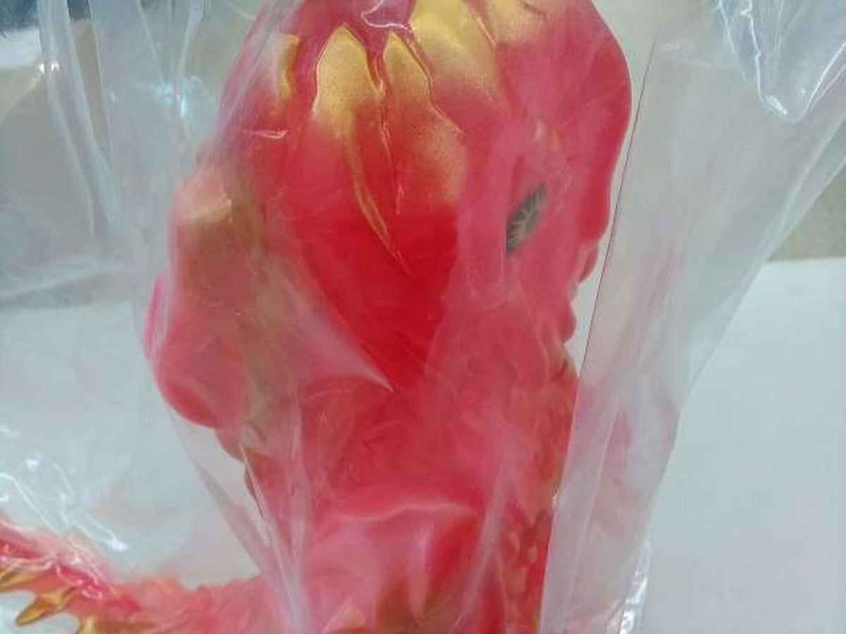 Marusan Robot Soft Vinyl Figure Hedorah Japanese Coral Color