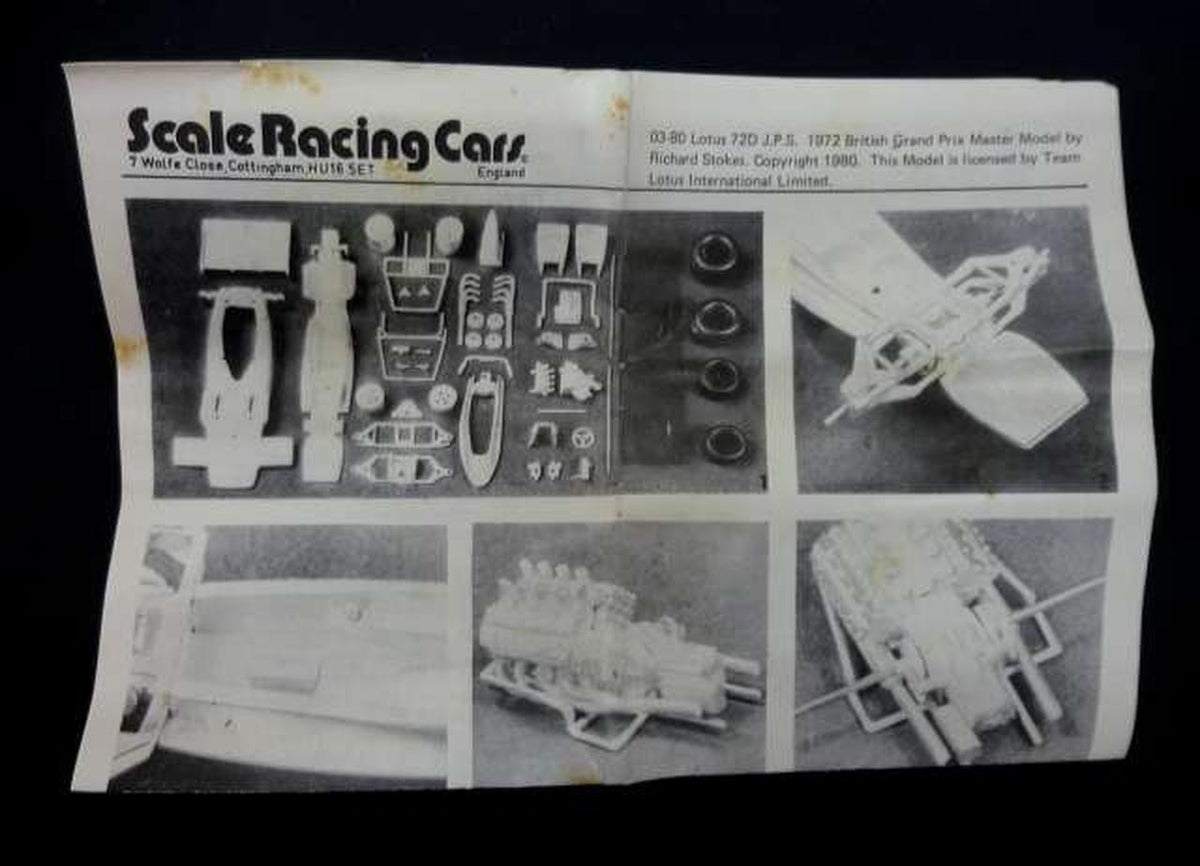 SRC Lotus 72D Metal Kit - Banzai Thrifting | BanzaiHobby