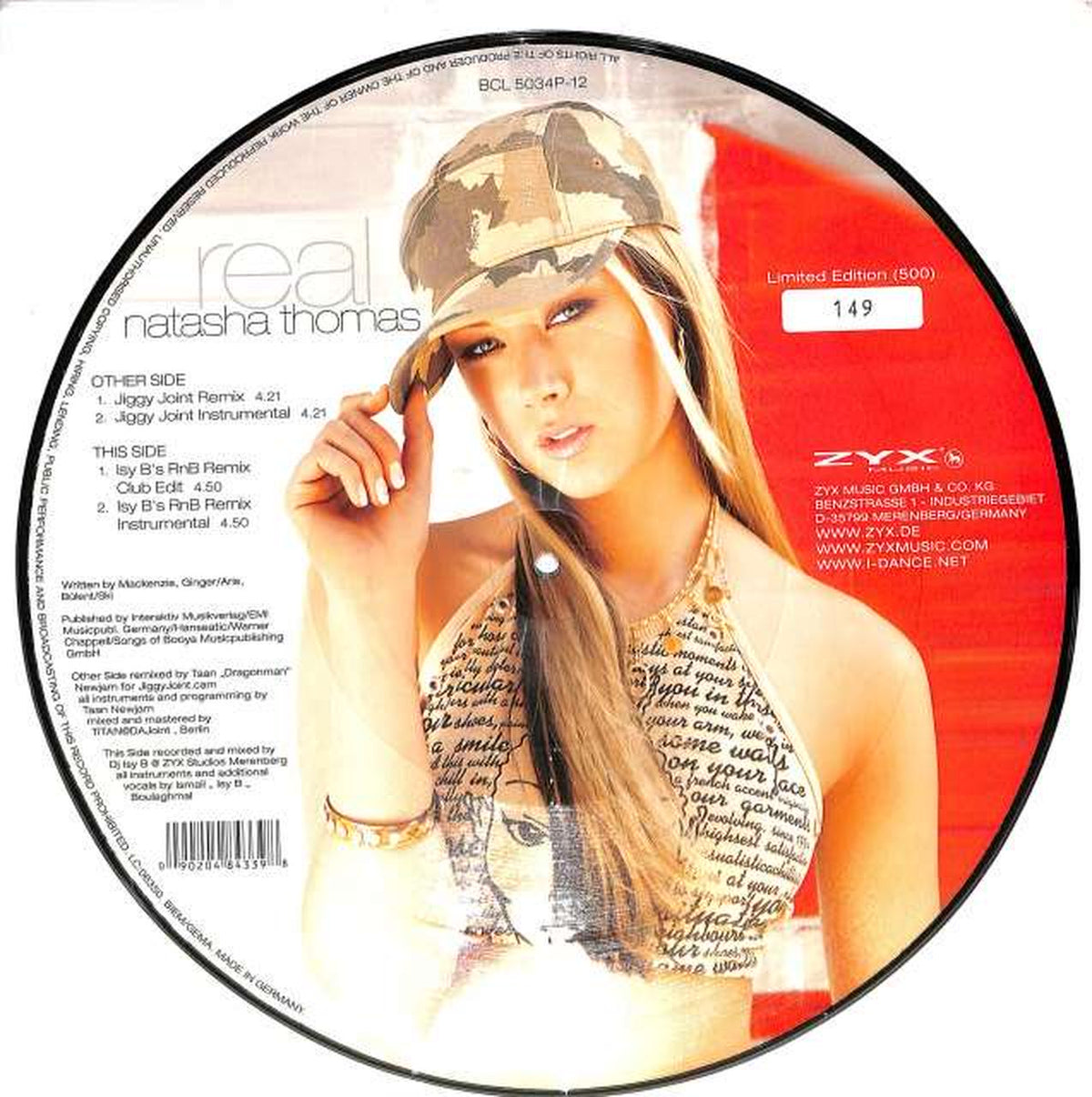 ZYX Natasha Thomas "REAL" BCL5034P-12 (Imported)