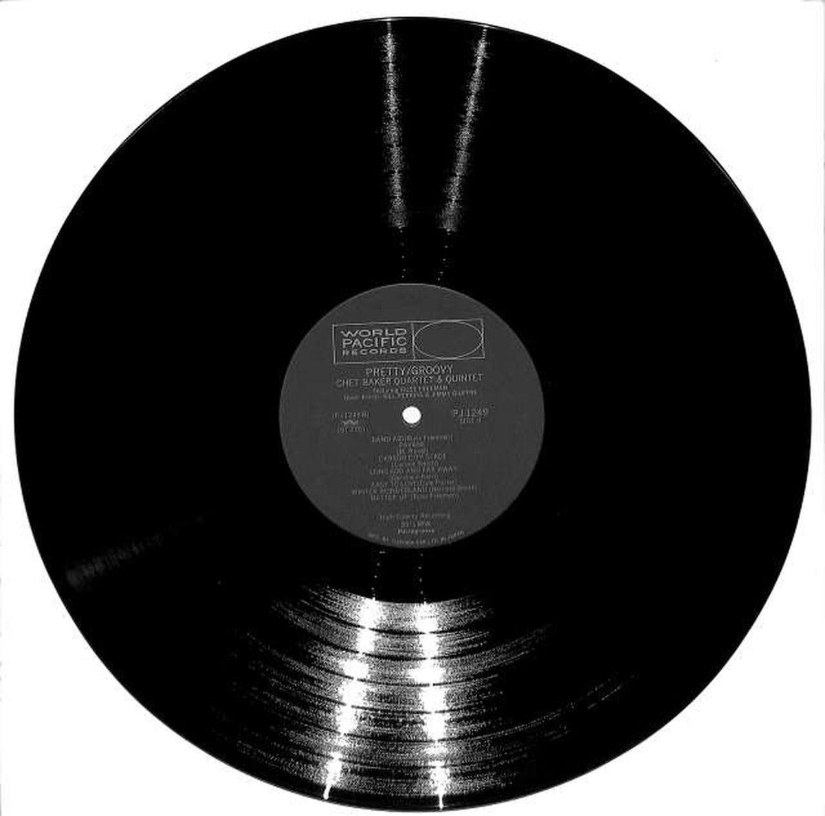 Toshiba EMI Chet Baker & Quintet "Pretty Groove PJ-1249"