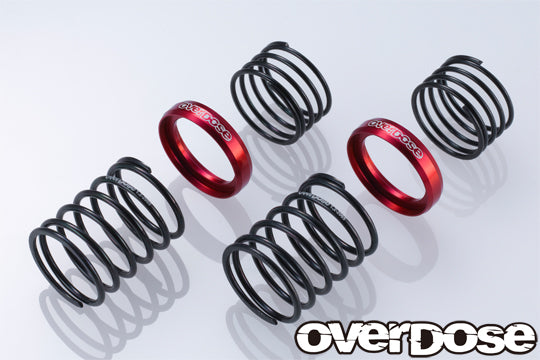 OVERDOSE OD3826 High Performance Twin Spring 1.2-2065 Red - BanzaiHobby