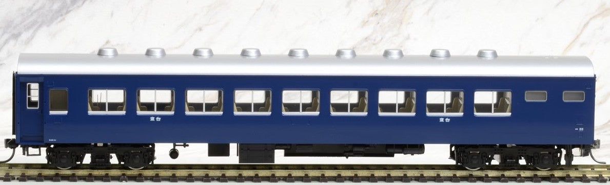 HO-5019 1/80(HO) J.N.R. Passenger Car Type OHANE17 (Blue) - BanzaiHobby