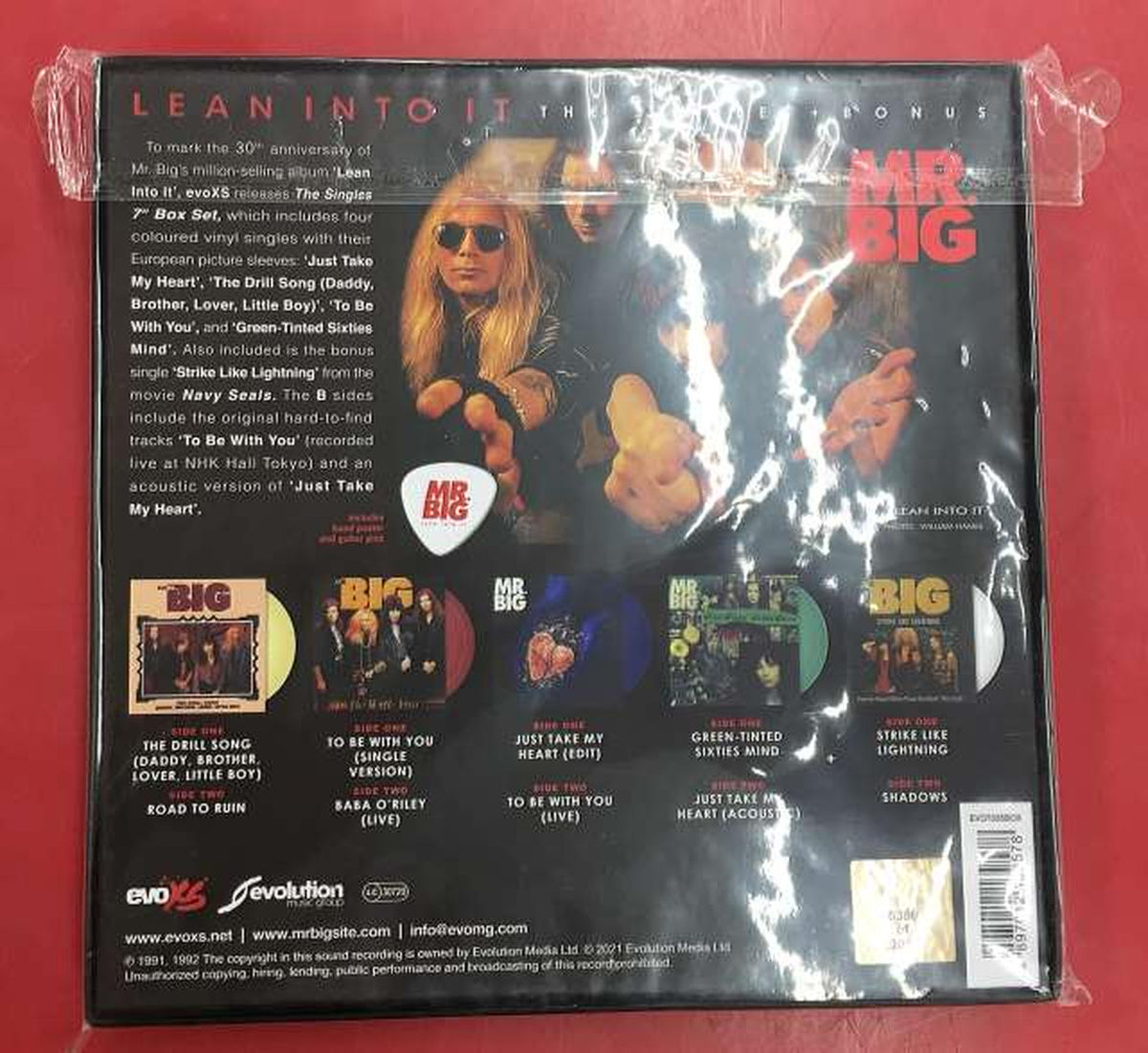 EVOLUTION MUSIC Western Music LEAN INTO IT THE SINGLES