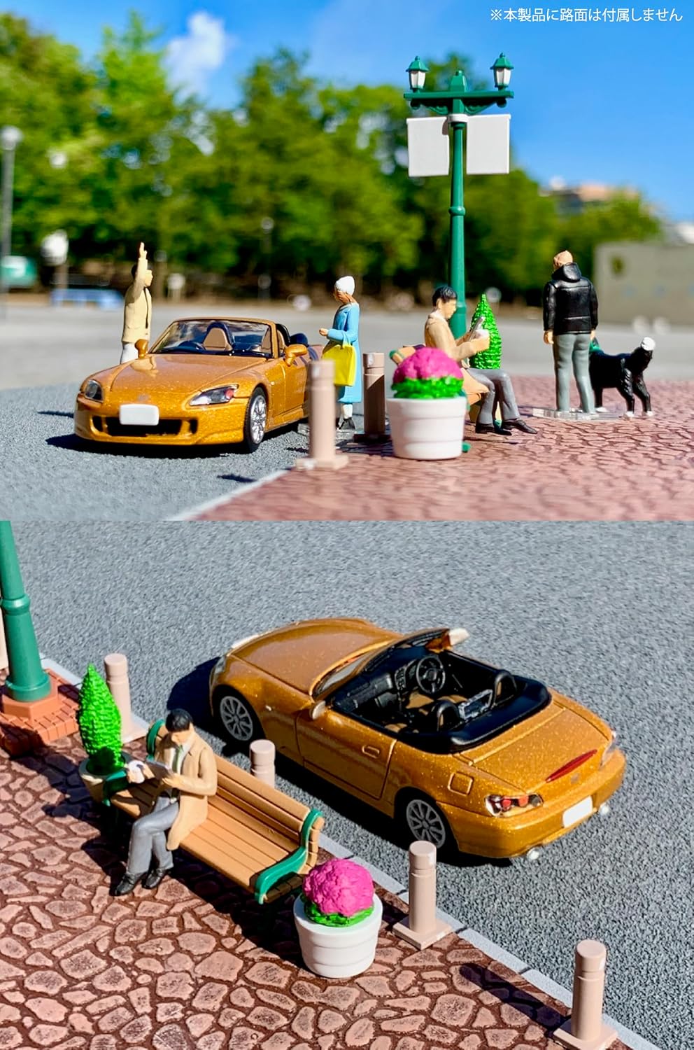 TOMYTEC 328292 1/64 Diocolle 64 #Car Snap 22a Urban Street Corner 2 (Honda S2000 included) - BanzaiHobby