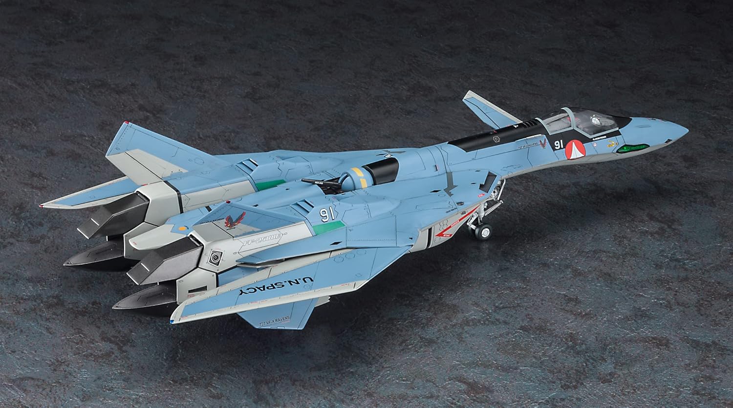 Hasegawa 65873 1/48 VF-19A VF-X Ravens (Macross Plus) - BanzaiHobby
