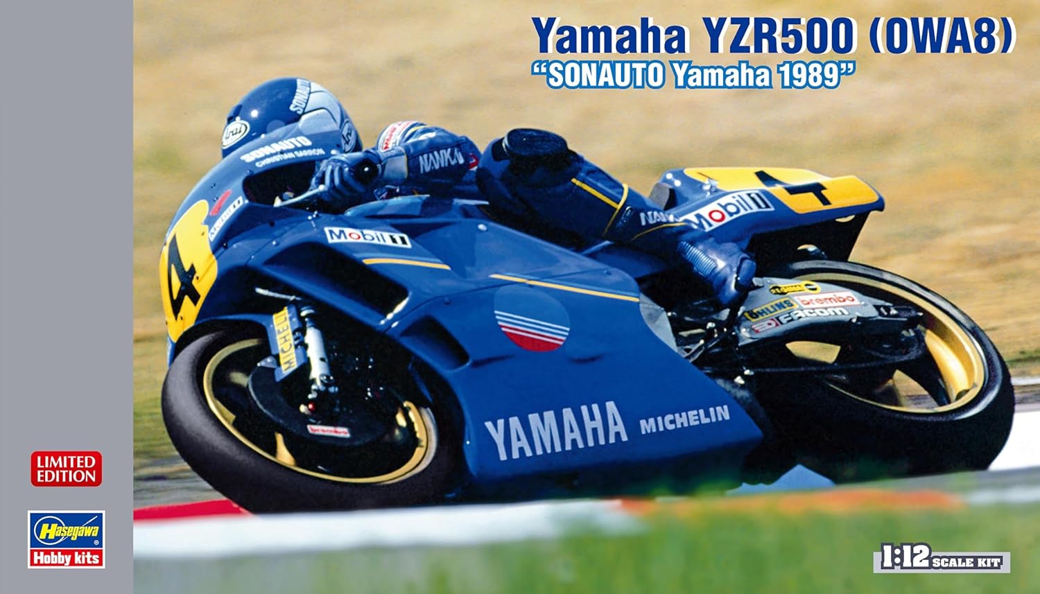 Hasegawa 21768 1/12 Yamaha YZR500 (0WA8) Sonauto Yamaha 1989 - BanzaiHobby