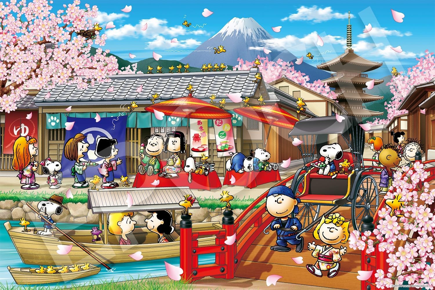 Epoch 12-605s Snoopy in Japan Puzzle - BanzaiHobby