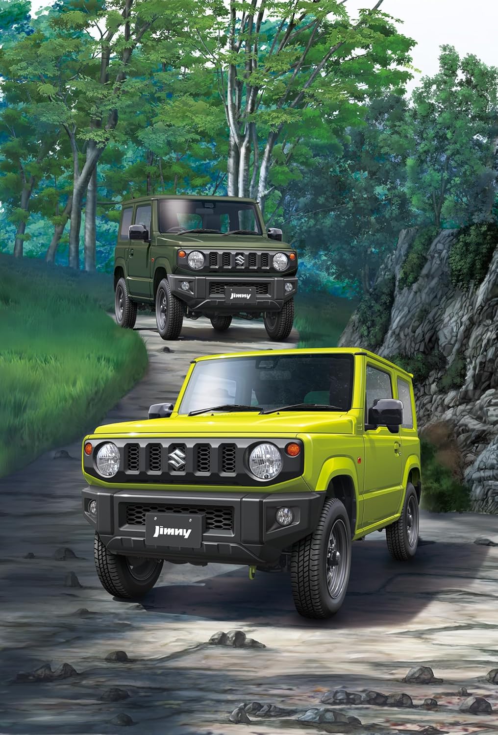 Fujimi 1/24 Car NEXT Series No. 21 Suzuki Jimny JB64 (XL/Kinetic Yellow) - BanzaiHobby