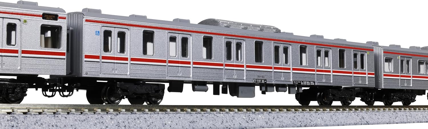 KATO 10-1755 N Gauge Indonesian Commuter Railway 205 Series 12-Car Set - BanzaiHobby