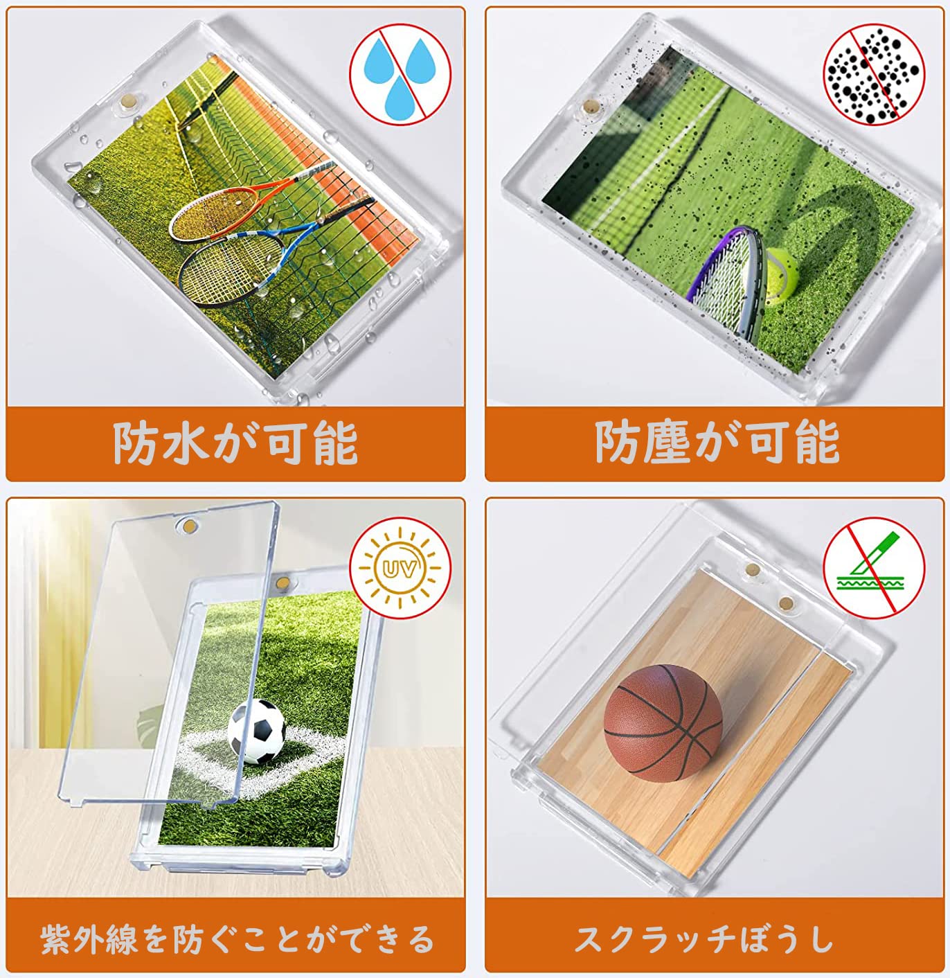 FFOGG マグネットローダー ポケカ ローダー UVカット マグネットホルダー 35pt 収納 トレカ保護ケース ケース 遊戯王カードケース ポケカ 磁石式 (ローダー10個) - BanzaiHobby