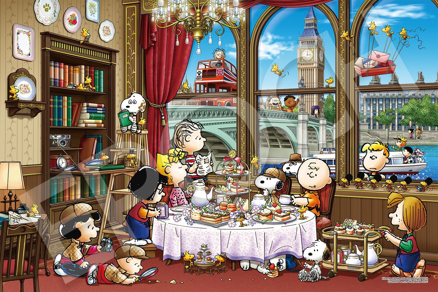 Epoch 12-614s Snoopy in London Puzzle - BanzaiHobby