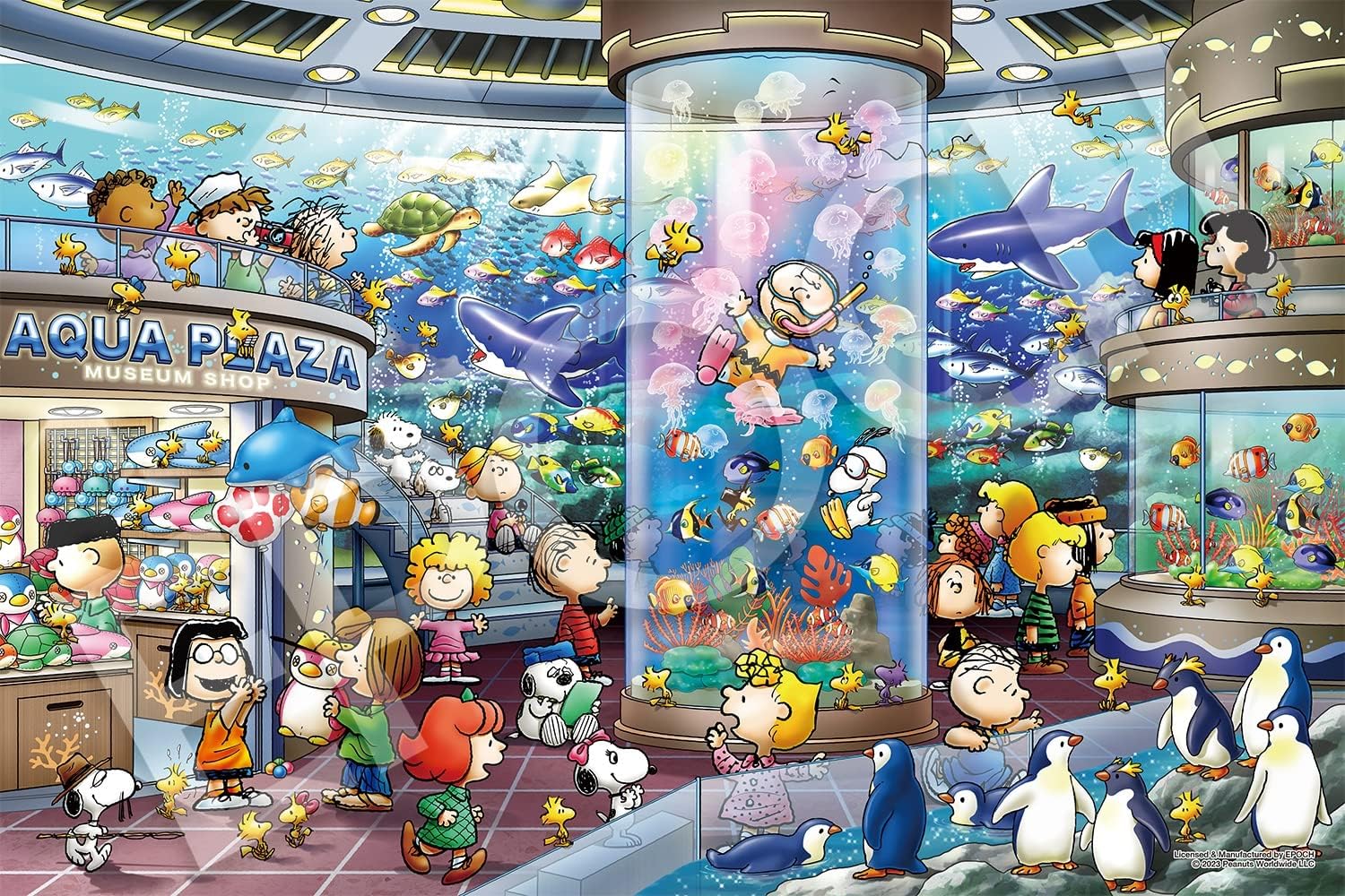 Epoch 12-601s Snoopy Aquarium Puzzle - BanzaiHobby