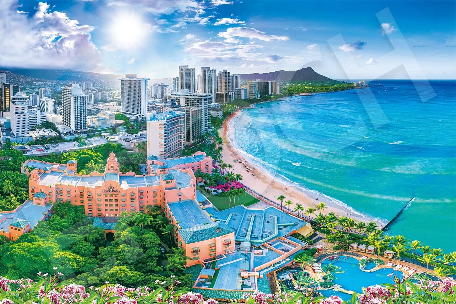 Epoch 09-026s Sparkling Waikiki Beach Puzzle - BanzaiHobby