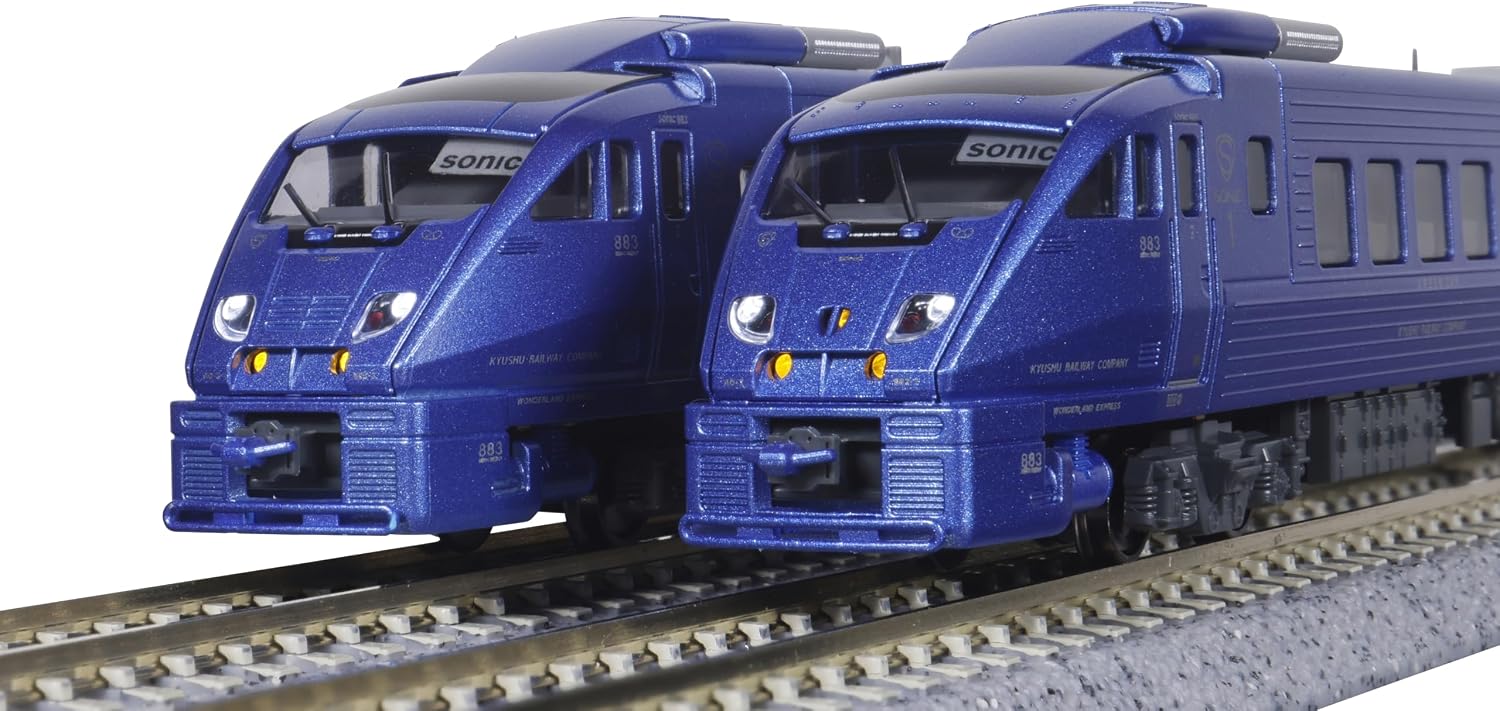 KATO 10-2160 N-Gauge 883 Series Sonic Renewal Train (1st Generation) 4 Cars Basic Set - BanzaiHobby