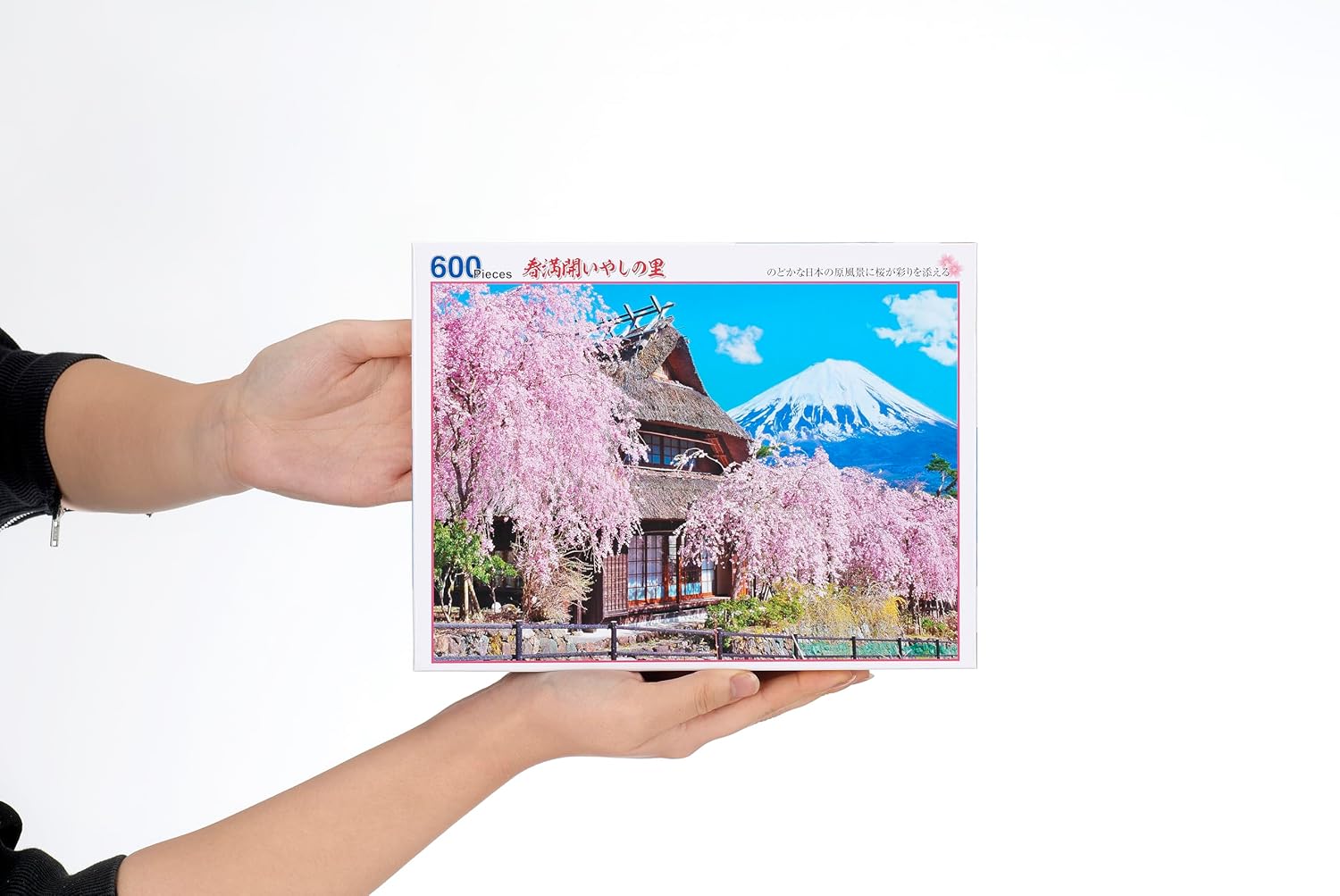 Beverly 600-018Spring in full bloom at Iyashinosato (cherry blossoms) Puzzle - BanzaiHobby
