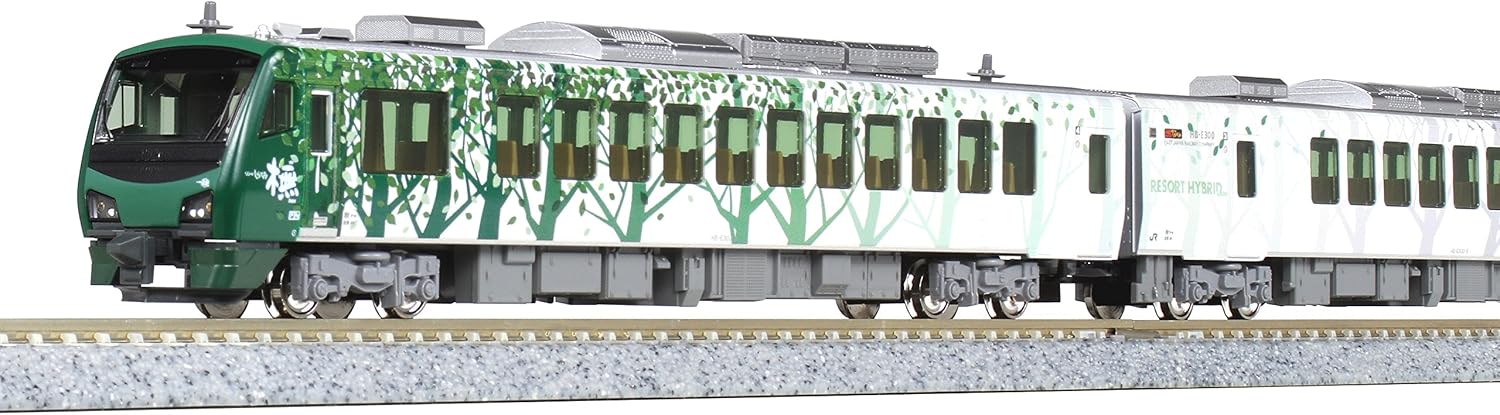 Train Kato N 10-1367 - Série HB-E300 Resort Shirakami Aoike - Coffret 4 Voitures