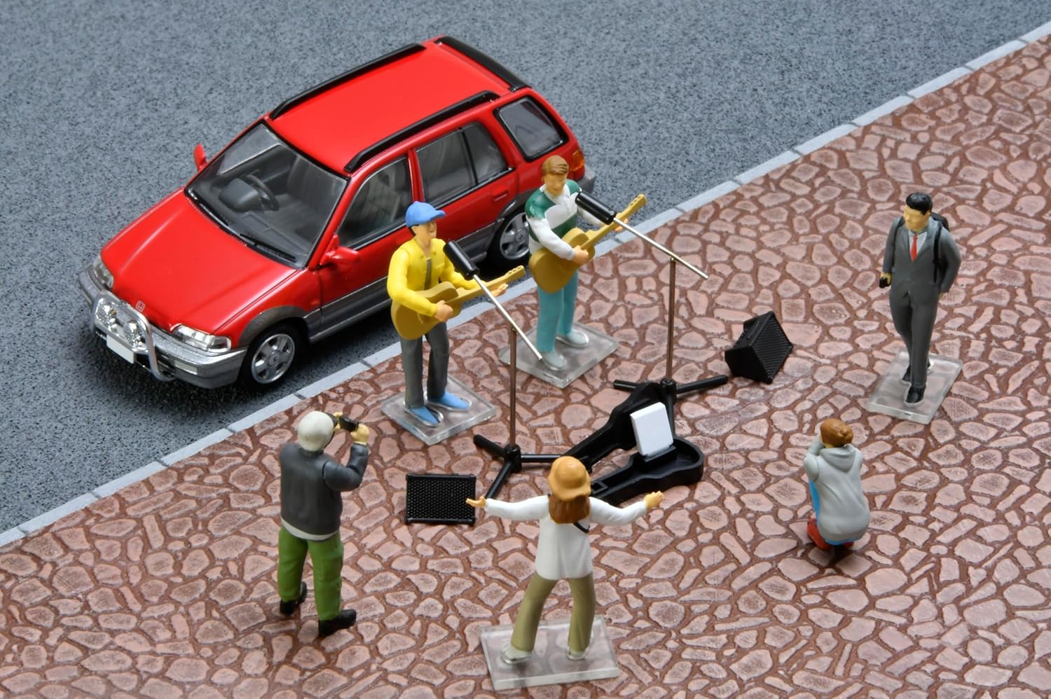 TOMYTEC 325239 1/64 Diocolle 64 #Car Snap 23a Street Live (Honda Civic Shuttle Beagle included) - BanzaiHobby