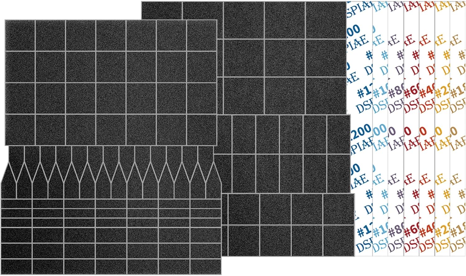 Plamokojo MSP-ESS File Set for Electric Pen Sander #180-1200 - BanzaiHobby