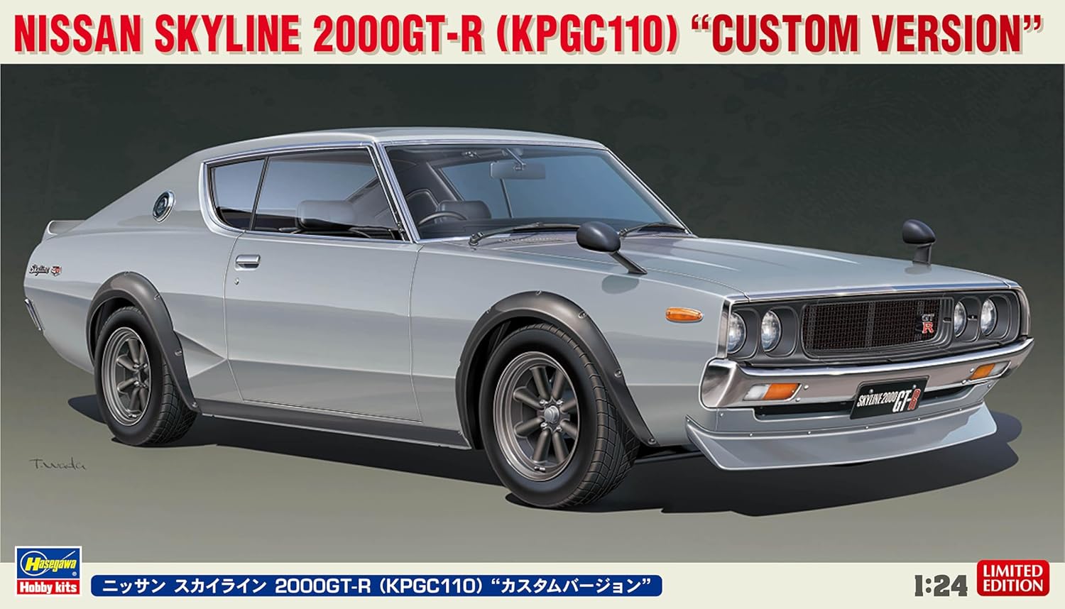 Hasegawa 20669 1/24 Nissan Skyline 2000GT-R (KPGC110) Custom Version - BanzaiHobby