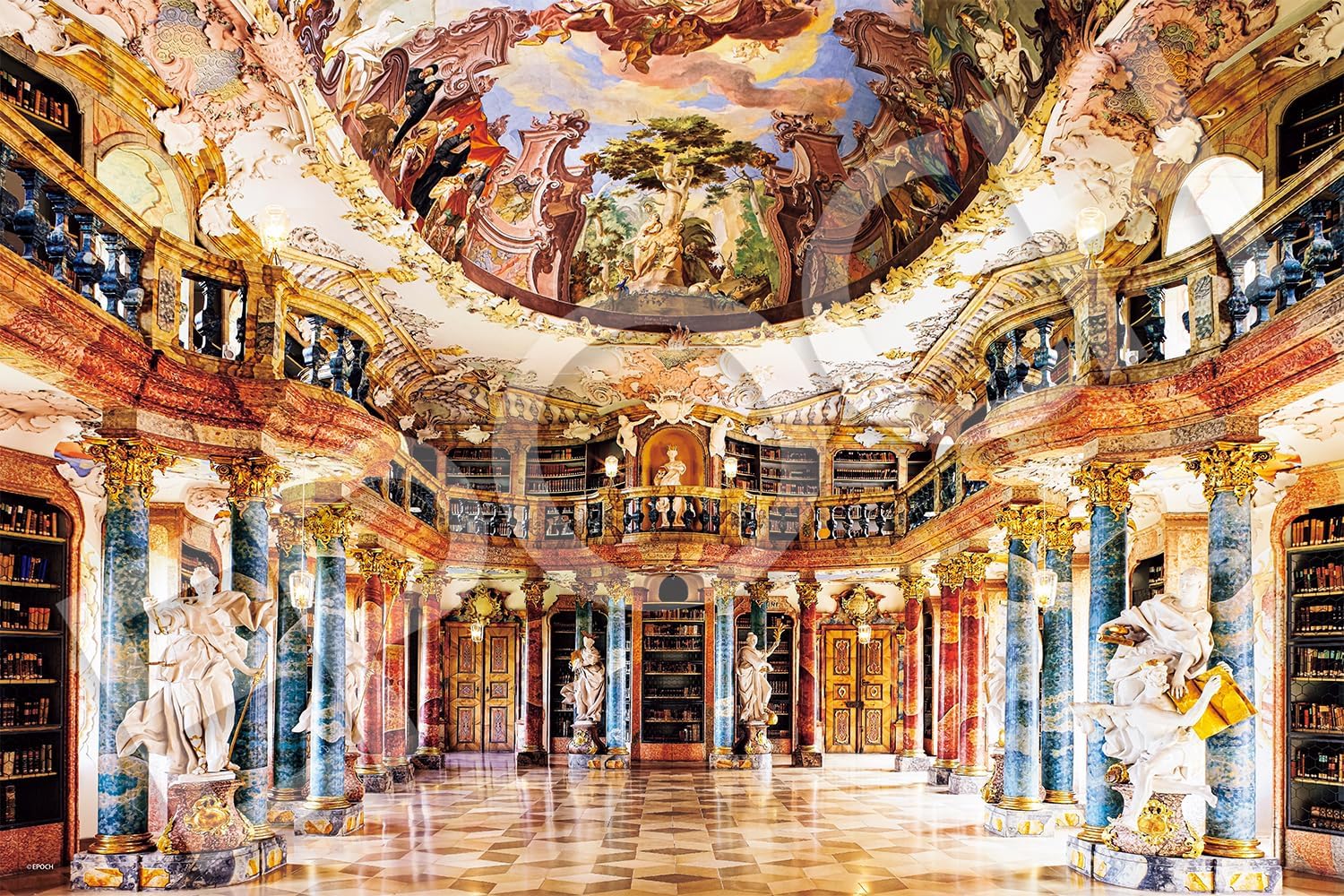 Epoch 11-616s Wiblingen Abbey Library, Germany Puzzle - BanzaiHobby