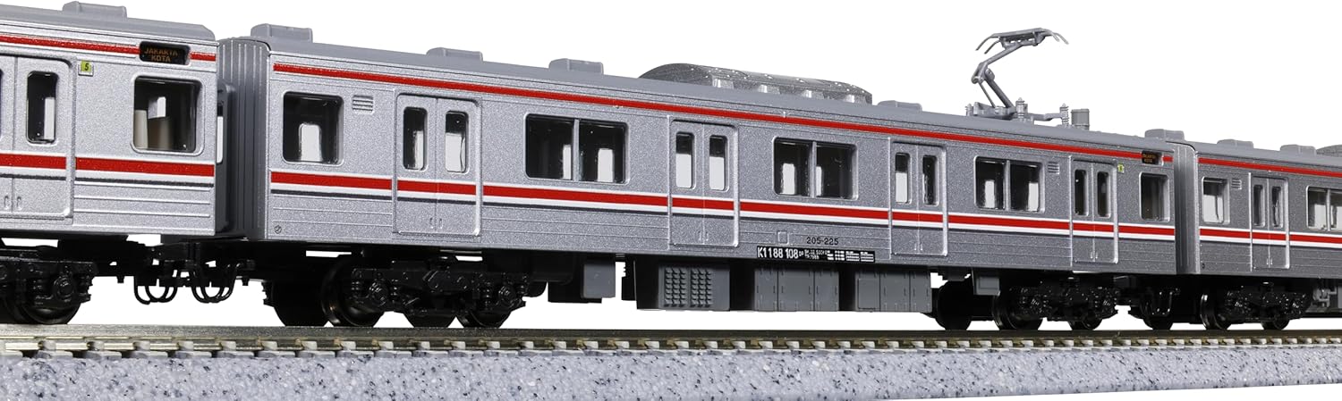 KATO 10-1755 N Gauge Indonesian Commuter Railway 205 Series 12-Car Set - BanzaiHobby