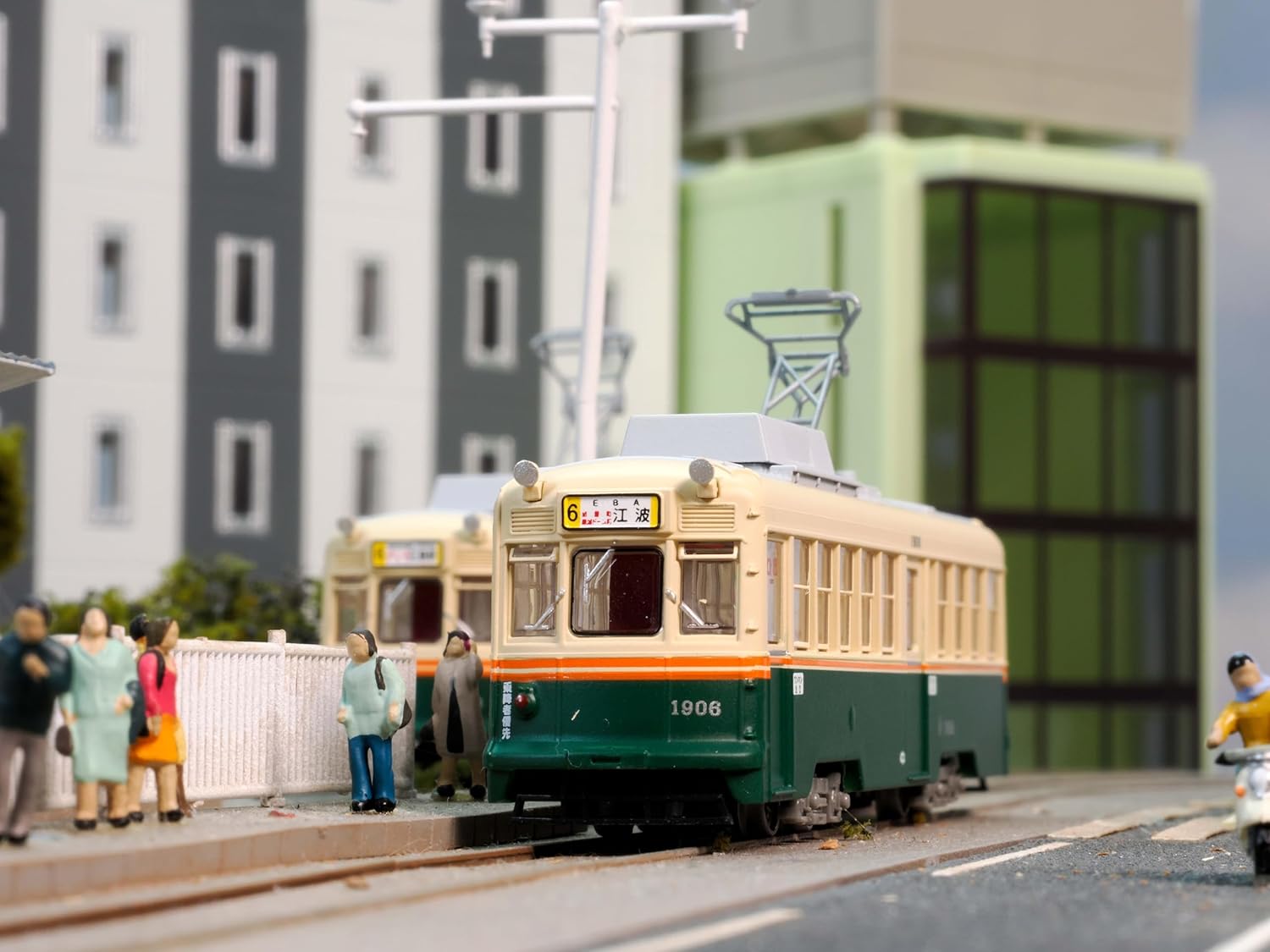 TOMYTEC Railway Collection Hiroshima Electric Railway 1900 Series No. 1906 - BanzaiHobby